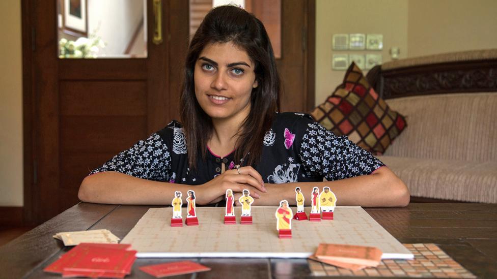 Nashra Balagamwala at home with her game