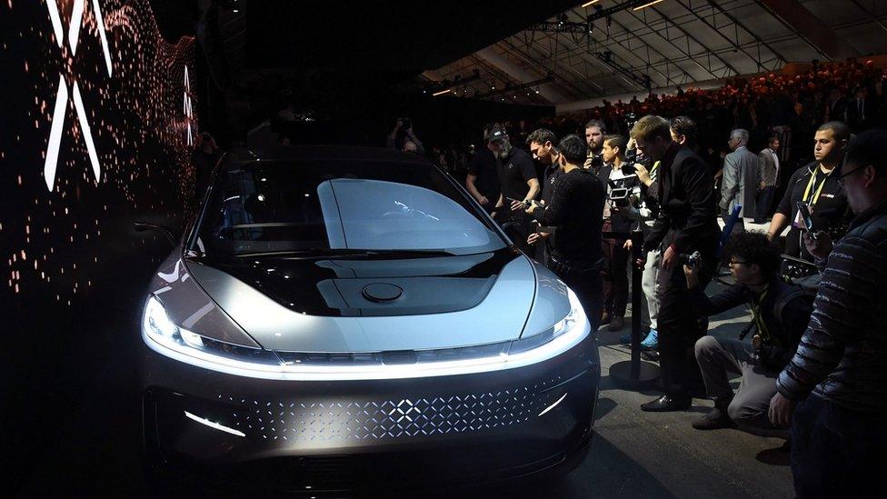 The FF91 impressed car buffs - the company has promised it will be ready by 2018