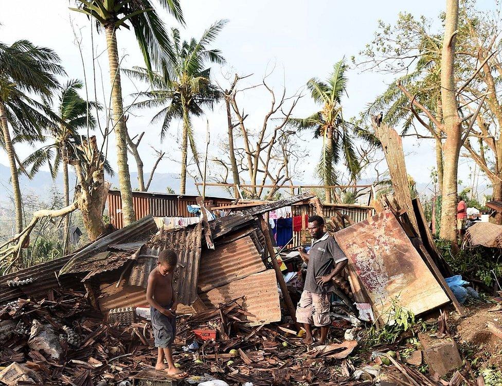 Aftermath of Cyclone Pam, Port Vila, Vanuatu, 16 March 2015