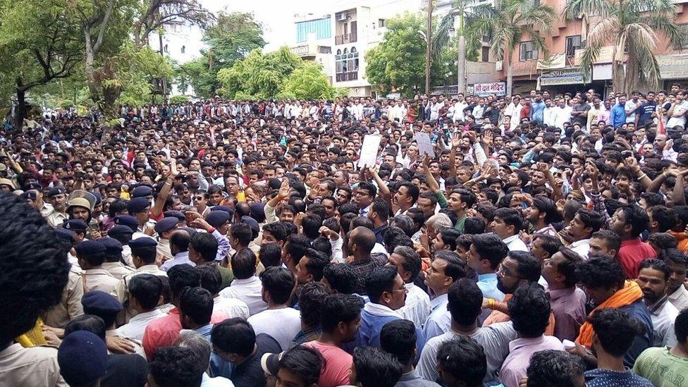 protests in Madhya Pradesh