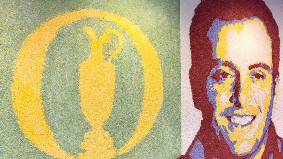 An artwork of Francesco Molinari made in hundreds and thousands in Morelli's ice cream shop