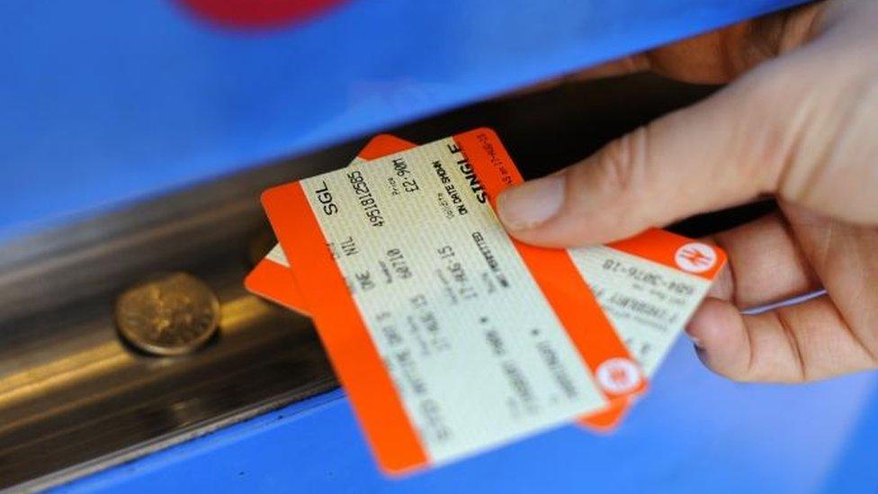 Rail tickets