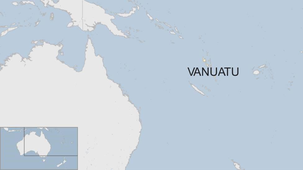 Map of Vanuatu