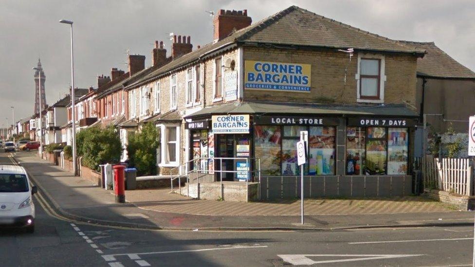 Corner Bargains on Caunce Street, Blackpool