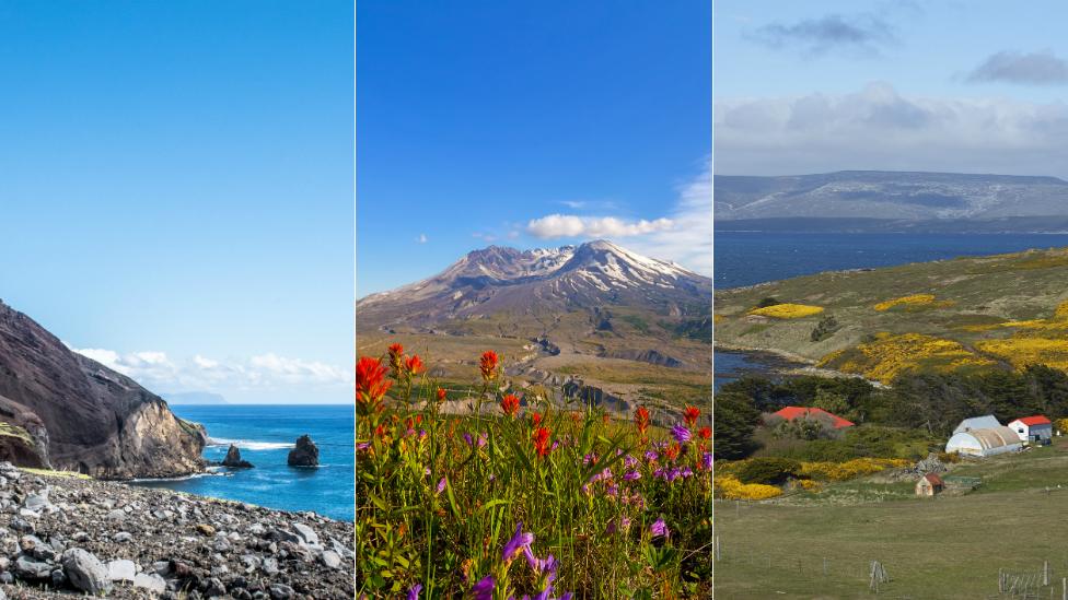 Tristan da Cunha, St Helena and the Falkland Islands