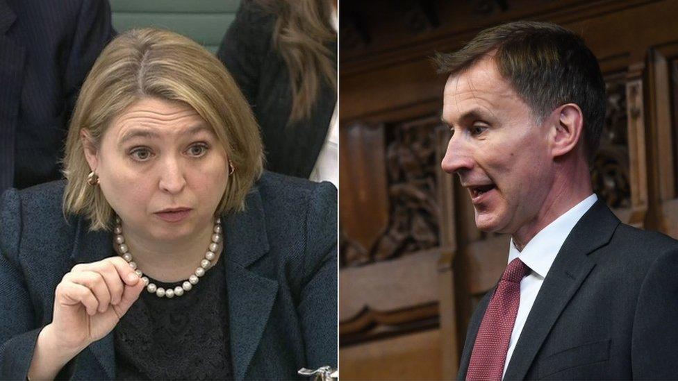 Karen Bradley and Jeremy Hunt