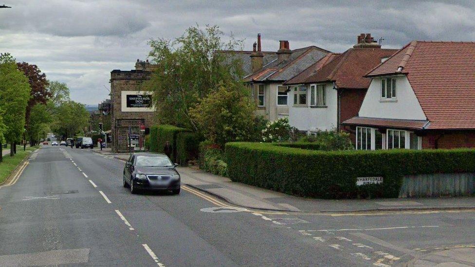 Otley Road, near Wharfedale Place in Harrogate