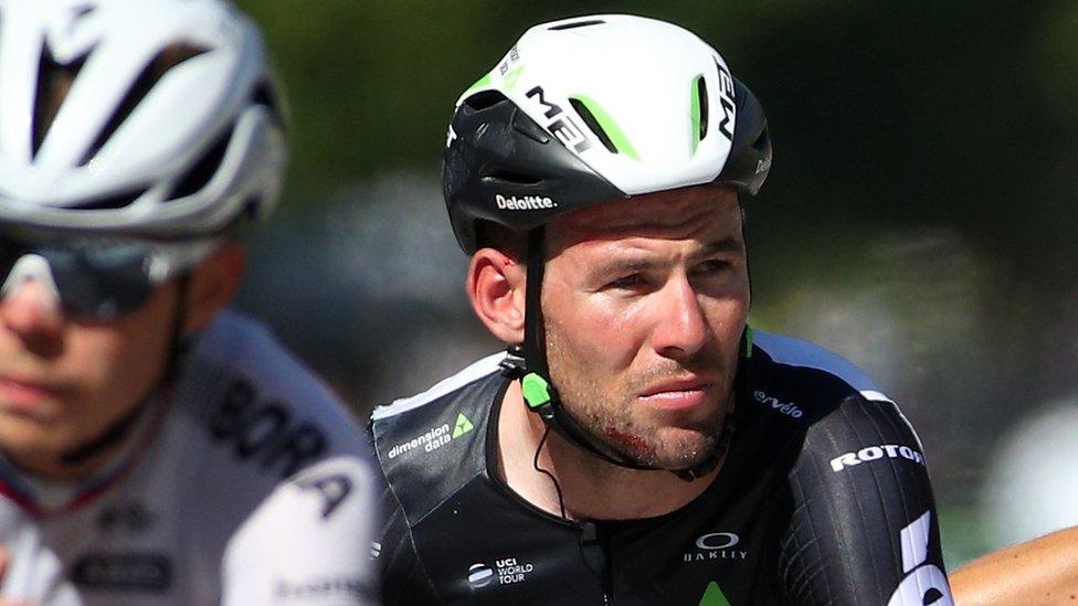 British cycling star Mark Cavendish