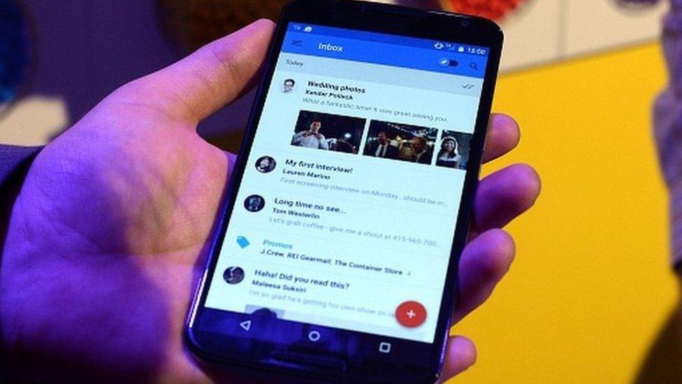 Google showing off Gmail in New York