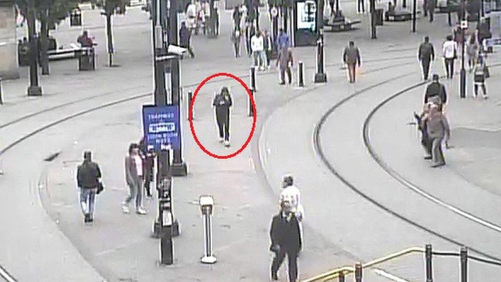 Salman Abedi on CCTV in Manchester