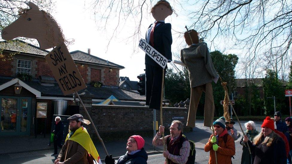 Protest march