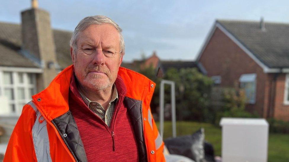 Peter Cross of the Lowdham Flood Action Group