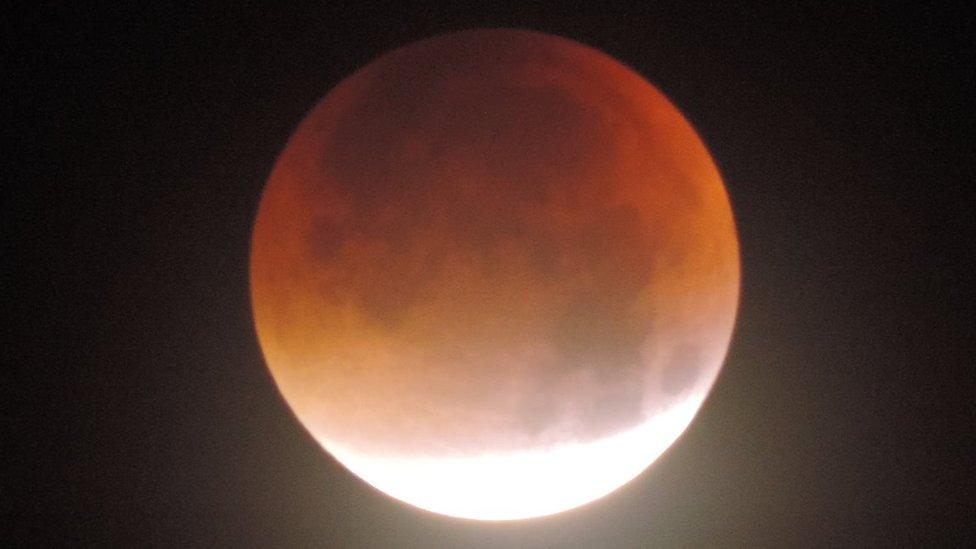 Supermoon lunar eclipse