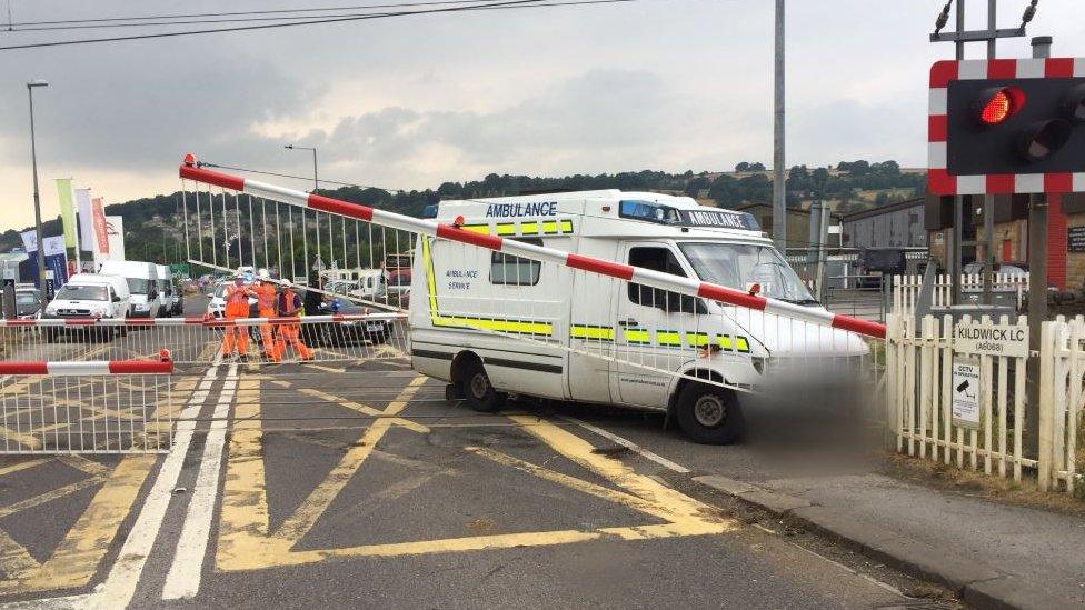 The decommissioned ambulance