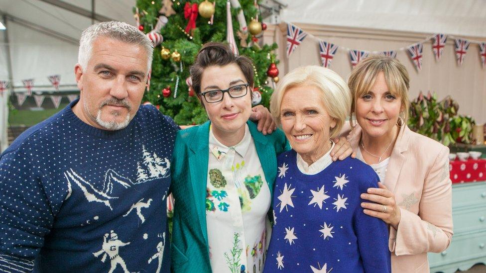 Paul Hollywood, Sue Perkins, Mary Berry and Mel Giedroyc