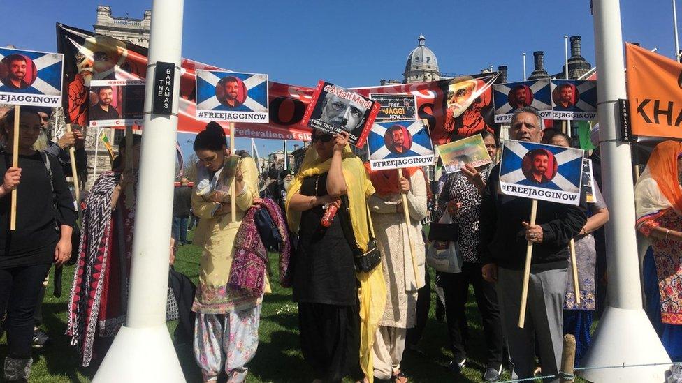 Protest in London