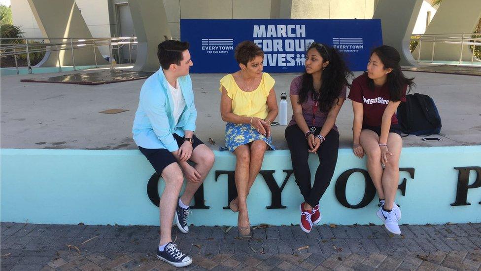 Jack and Emma Crozier with Nikhita Nookola and Christy Ma