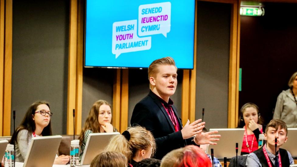 The first Welsh Youth Parliament