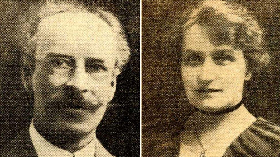 Alfred Oliver and his wife Annie