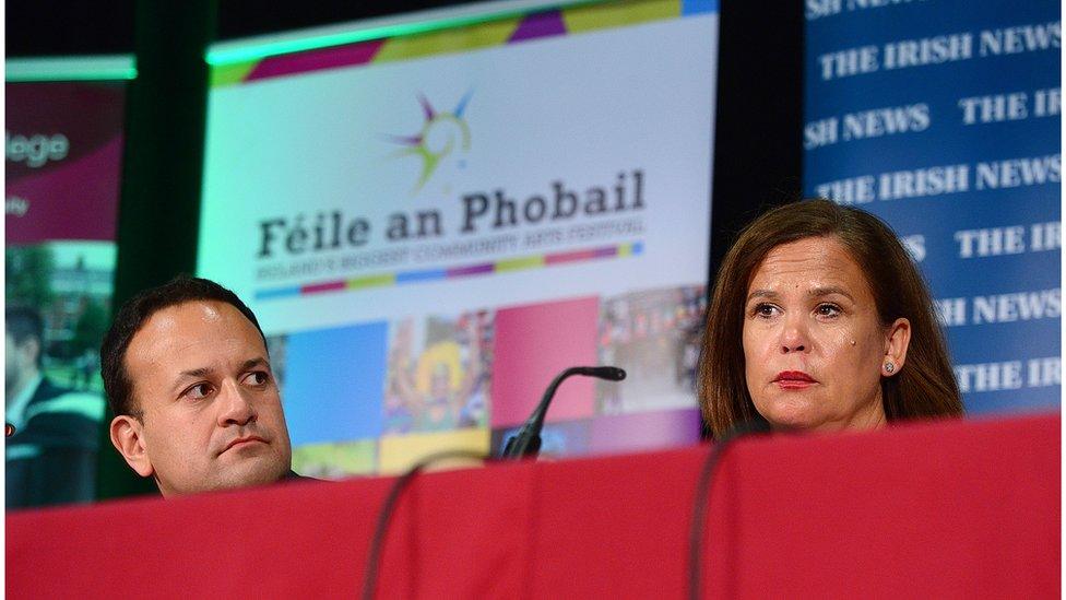 Leo Varadkar and Mary-Lou McDonald