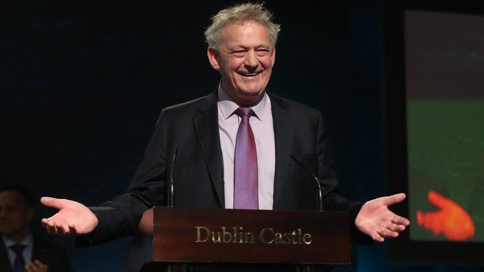 Peter Casey speaks after result declaration