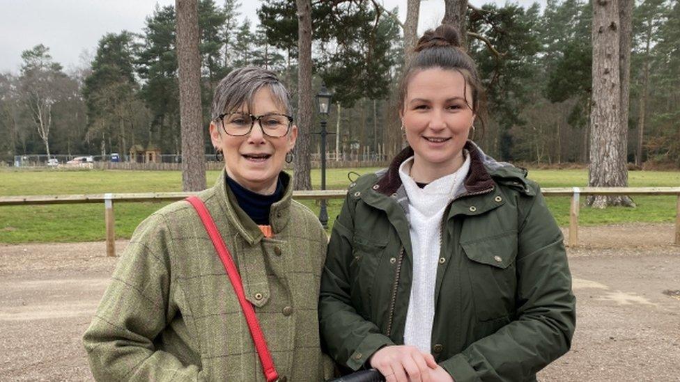 Kathryn Adams and Charlotte Stringer came to Sandringham from King's Lynn