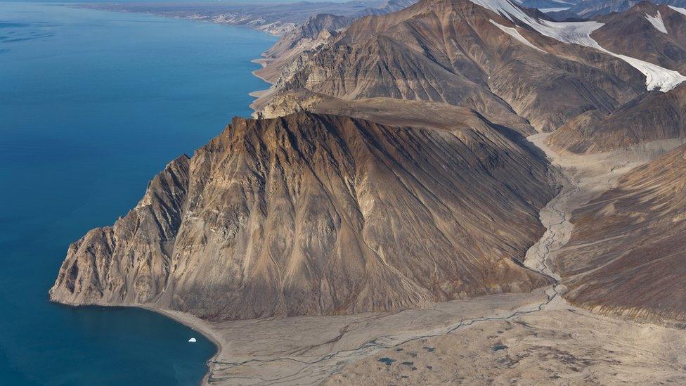 Bylot Island southern coastline, Nunavut, Canada