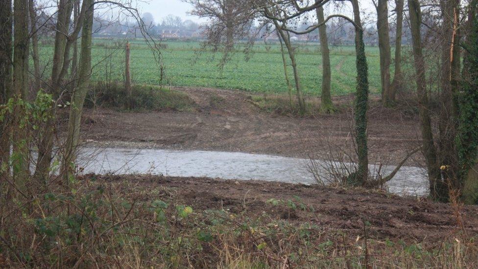 River Lugg damage