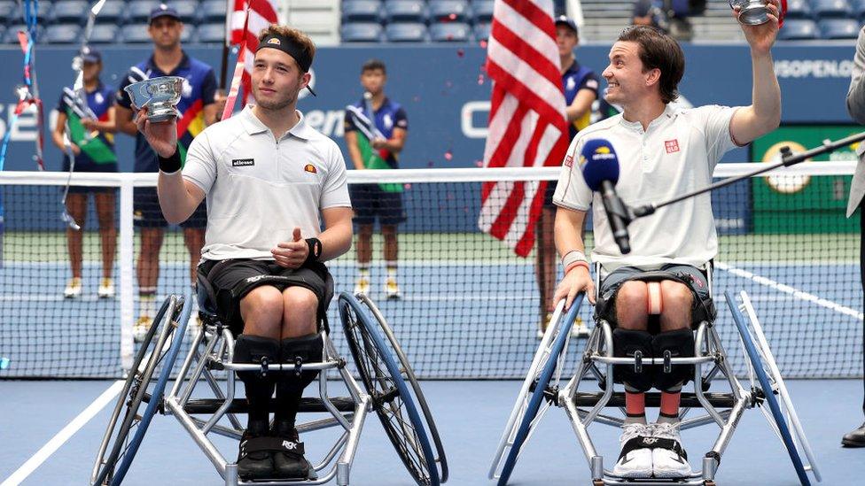 Gordon Reid and Alfie Hewett