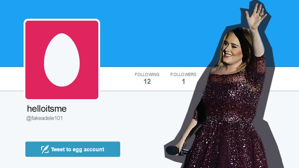 adele account mock-up