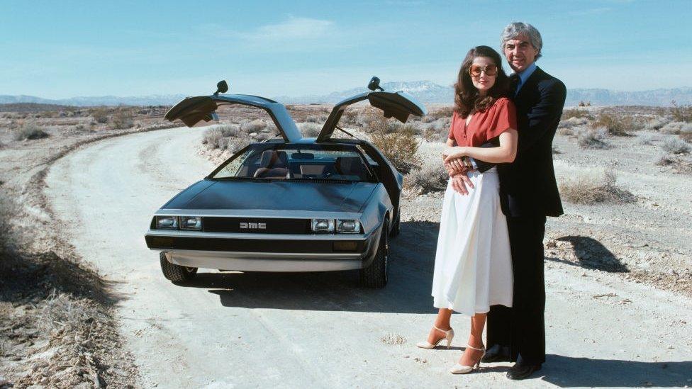 John DeLorean and his wife fashion model Christina Ferrare