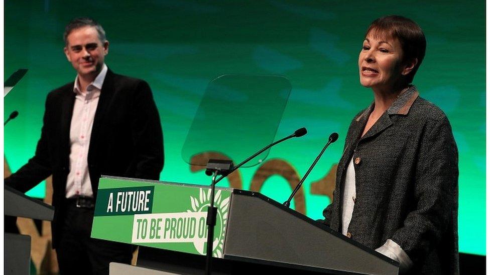 Jonathan Bartley and Caroline Lucas