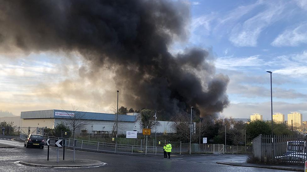 Smoke over Bradford