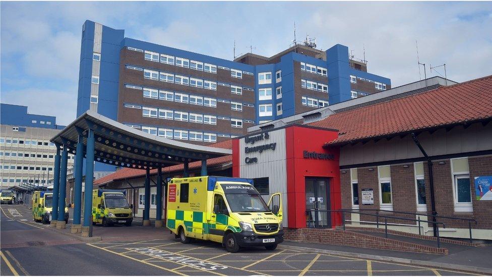 University Hospital of North Tees, in Stockton