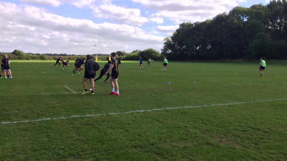 Wasps training