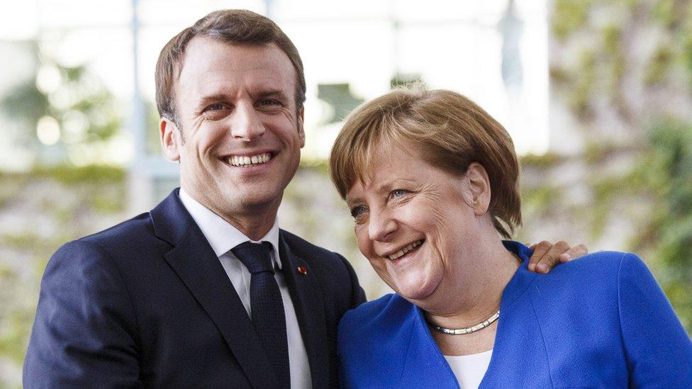 Macron and Merkel