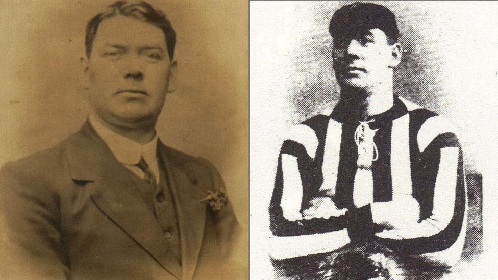 Goalkeeper Fred Griffiths was killed in Flanders in 1917