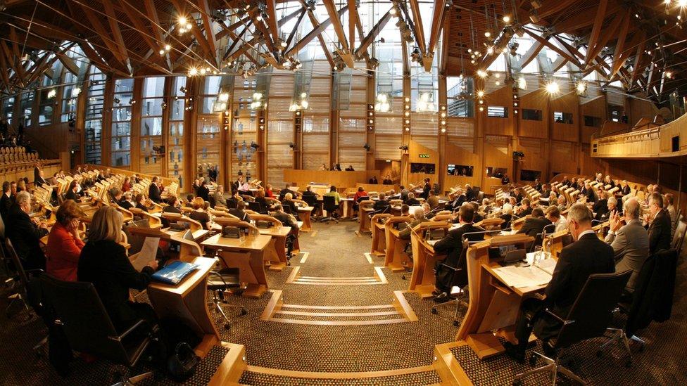 Scottish Parliament chamber