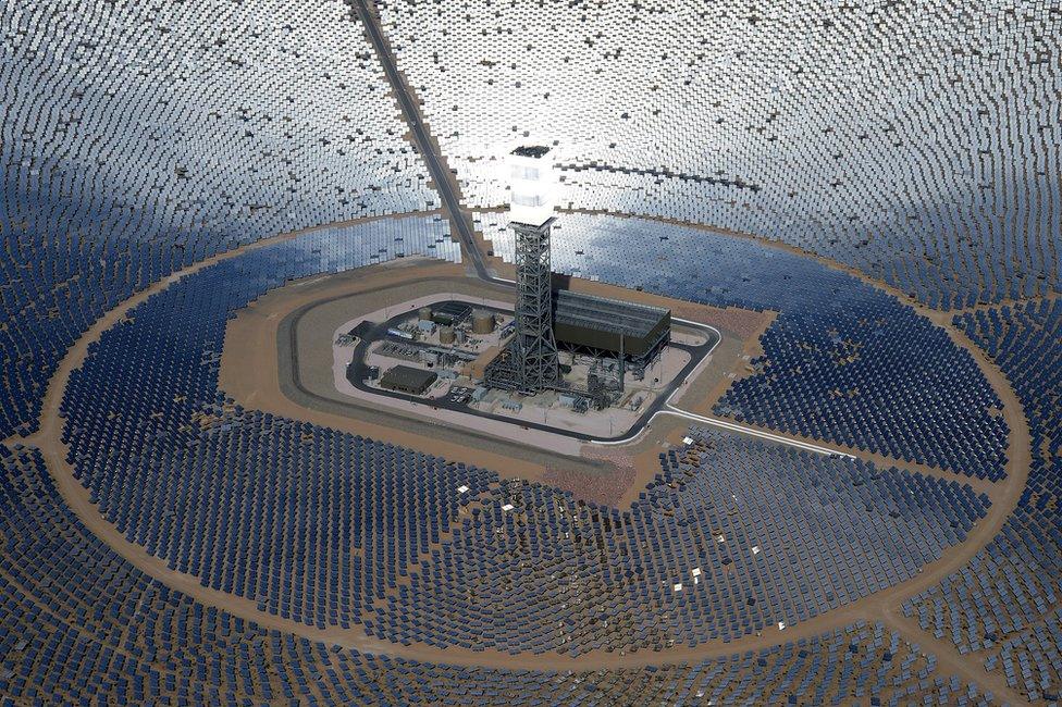 Solar plant in Mojave, California