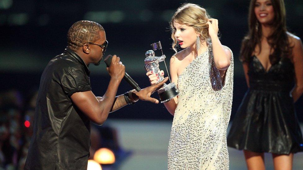 Kanye West and Taylor Swift