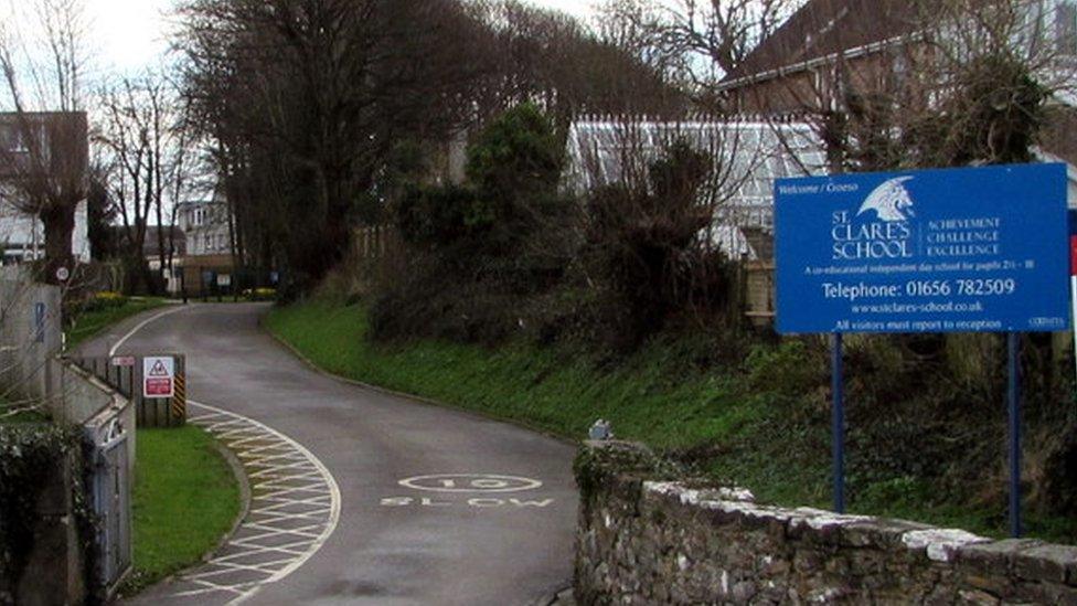 Porthcawl's St Clare's School.