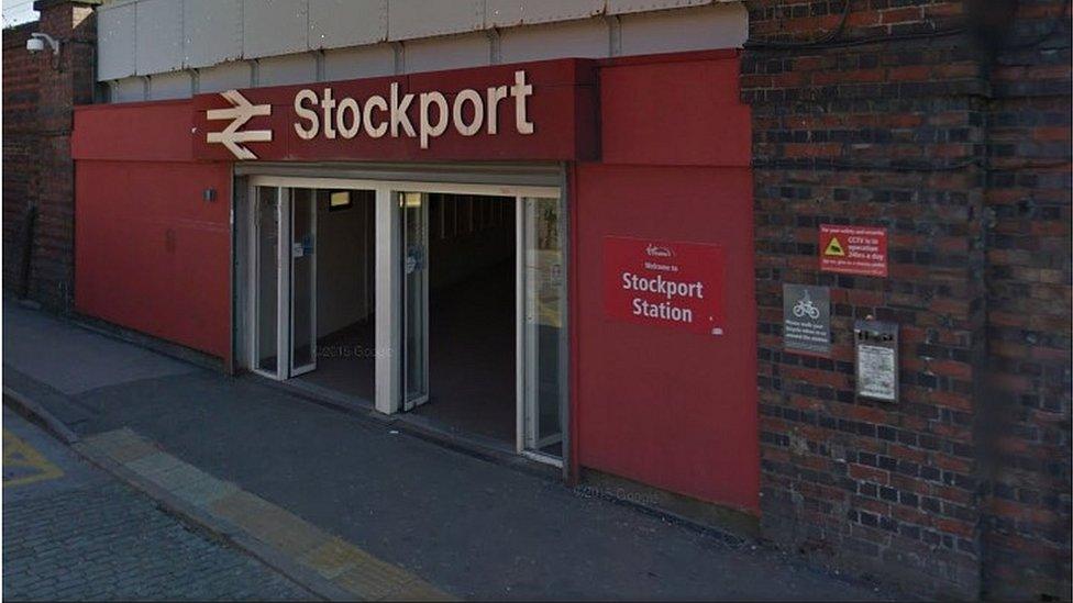 Stockport train station