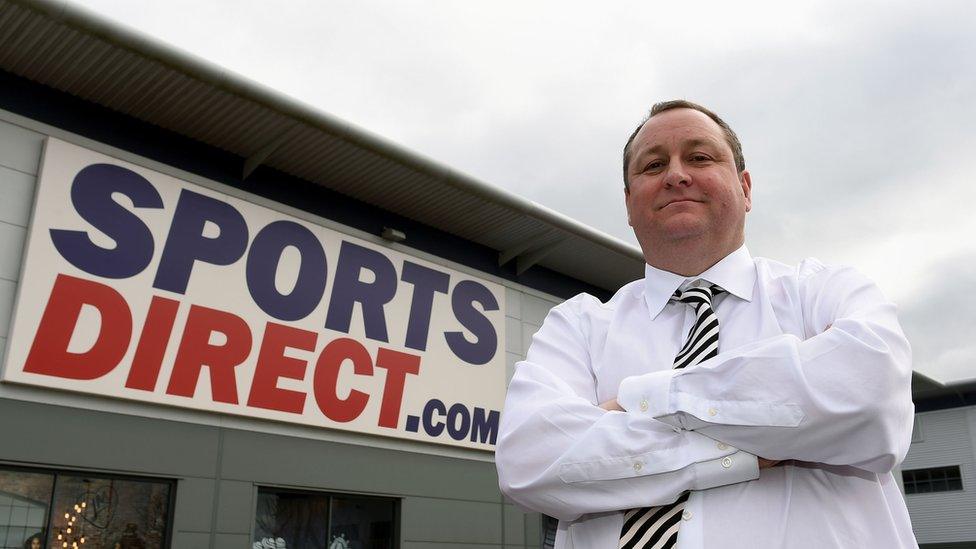 Sports Direct founder Mike Ashley