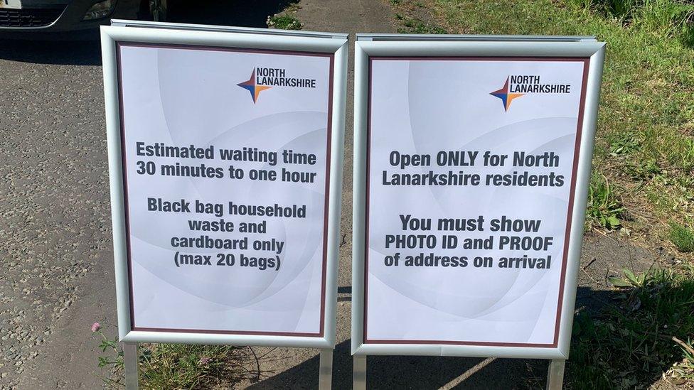 North Lanarkshire COuncil signs