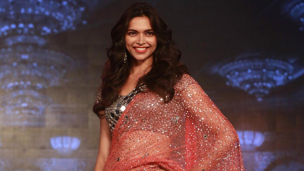 Bollywood actress Deepika Padukone at a promotional event for her film Happy New Year in Mumbai, India, 14 August 2014