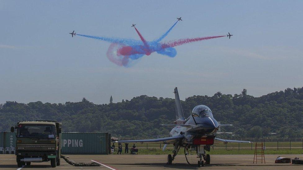 Reds displaying in China