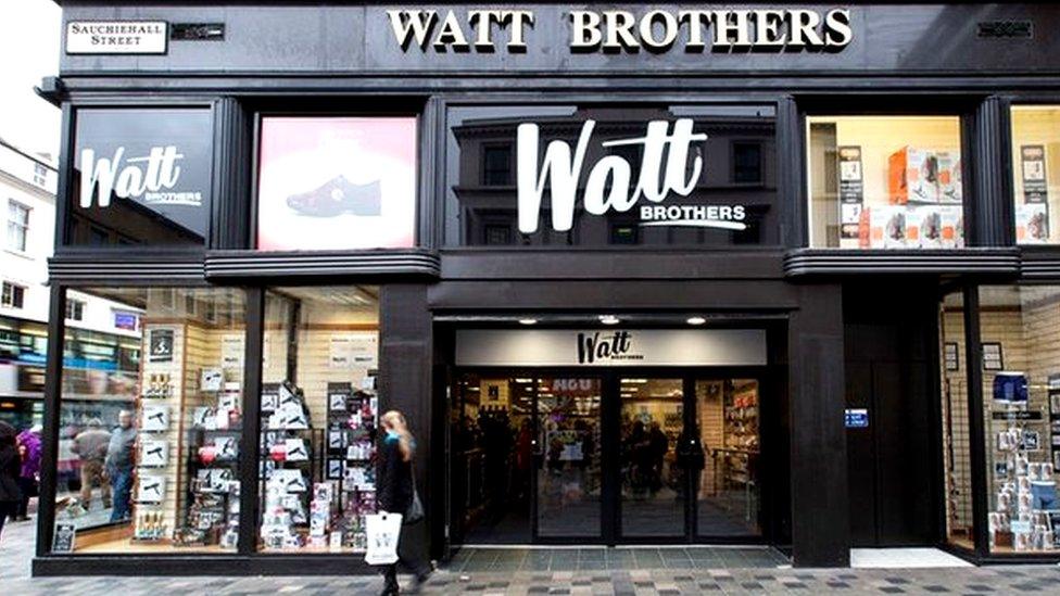 Watt Brothers store in Glasgow