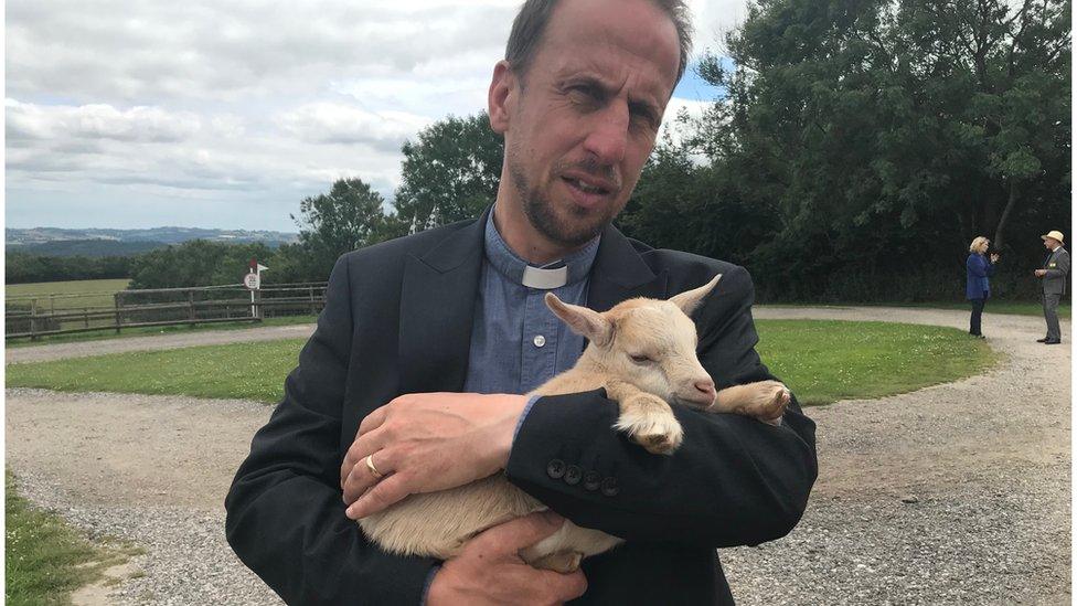 Bishop James Grier at Pennywell Farm