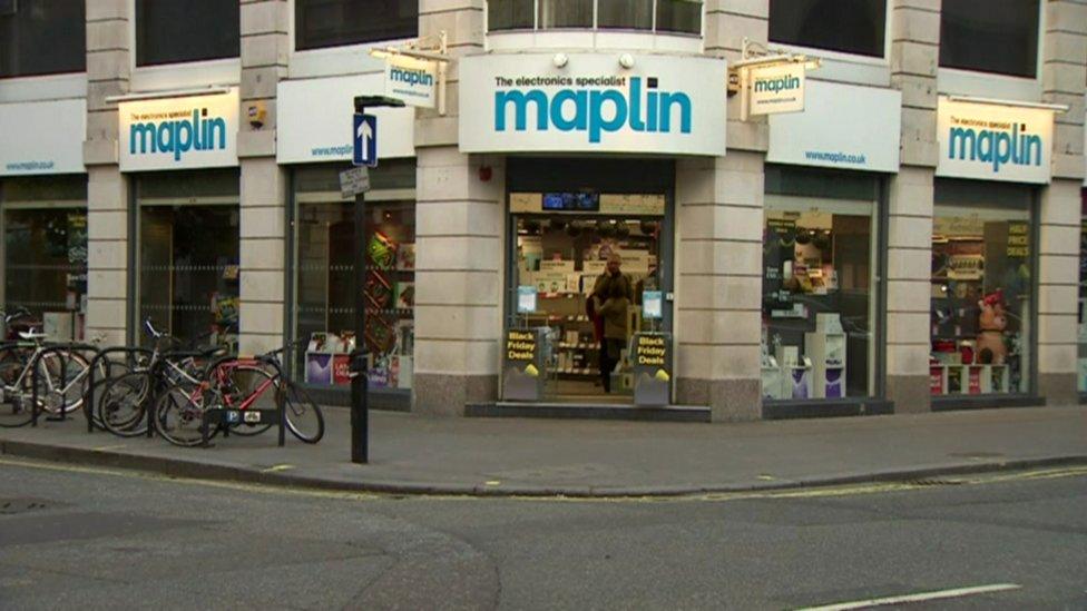 Maplin store