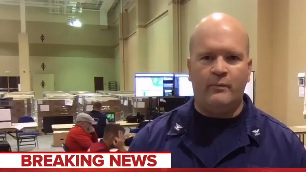 MSNBC interviewed Coast Guard Commanding Officer Capt John Reed